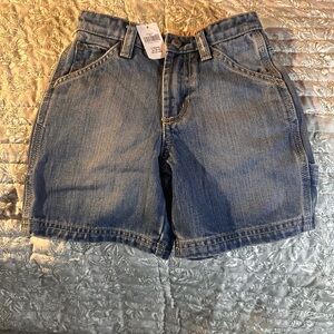 GAP Light Blue Carpenter Denim Shorts-NWT-Size 2 yrs
